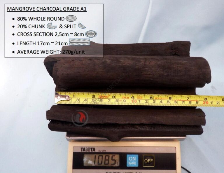 Mangrove Charcoal Grade A from Charcoalmarket.com
