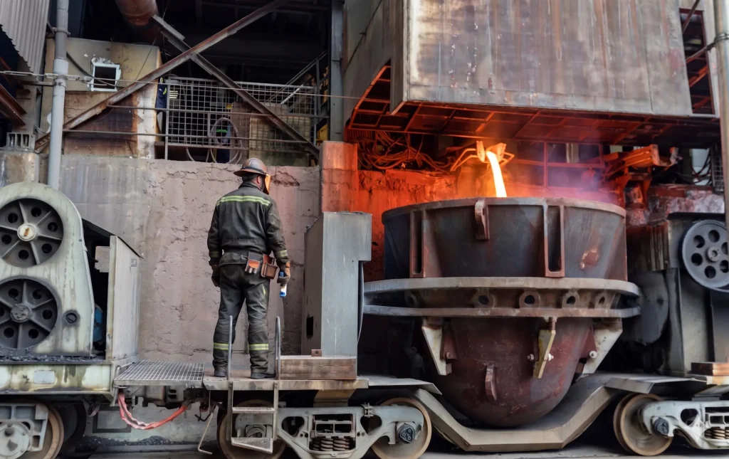 The metal industry uses mineral and vegetable charcoal 